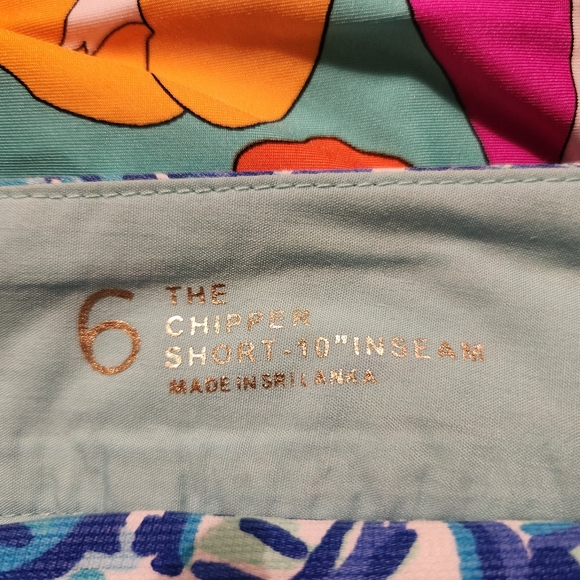 Lilly Pulitzer Chipper shorts sz 6 - Picture 3 of 3